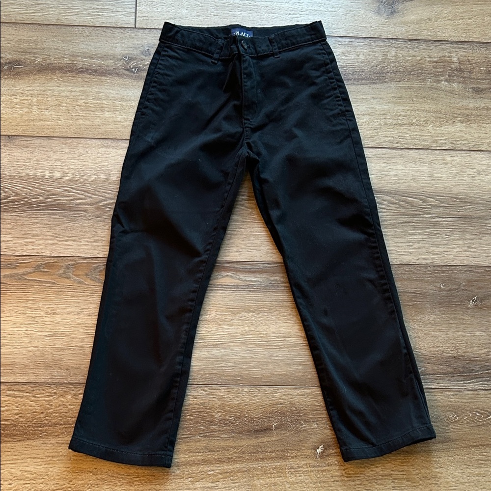 Place•Boy’s•Husky• Black Chinos